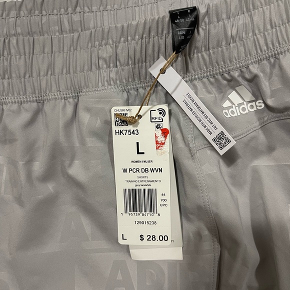 Adidas Women's Shorts Adidas Pacer Woven Deboss Shorts - Picture 4 of 5